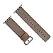 Gonyou Nylon Watch Band 42mm Woven Replacement Strap with Classic Square Metal Buckle for Apple Watch iWatch Series 3 Series 1 / 2 Sport & Edition (Nylon Brown Stripe42)