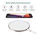 Wireless Charger, Antye Aluminum Qi Wireless Charging Pad for iPhone 8/8 Plus, iPhone X, Samsung Galaxy S8/S8 Plus,S7/S7 Edge, S6/S6 Edge, Note 8/Note 5 [Ultra Slim / LED Indicator], White