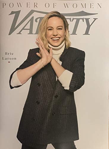 VARIETY MAGAZINE - OCTOBER 8, 2019 - POWER OF WOMEN ISSUE ( BRIE LARSON ) Single Issue Magazine – 2019