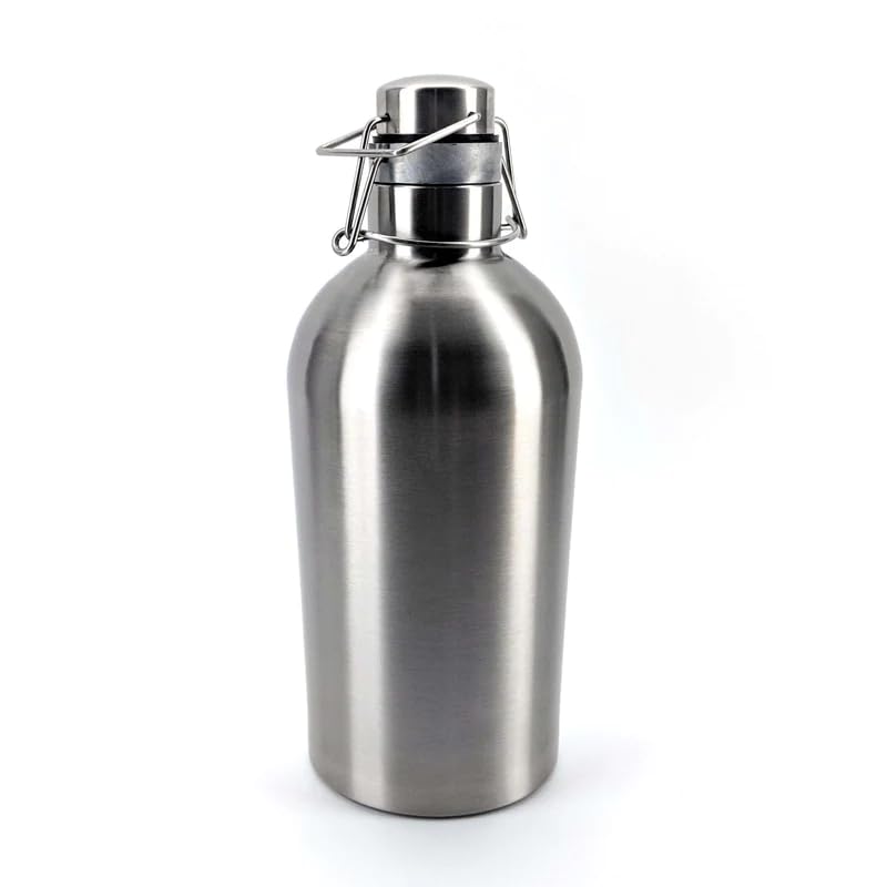 Kegland Stainless Steel Swing Top Beer Growler - 2 Litre