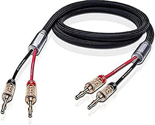 Oehlbach XXL Fusion Two B High-end SPEAKER CABLE WITH BANANA PLUGS – BLACK