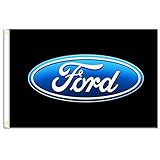 Home King Ford CAR Flag Banner 3X5FT 100% Polyester,Canvas Head with Metal Grommet