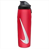 NIKE HY9000-640 Refillable Bottle Locking Lid 32oz University Red/Black 32oz/976ml