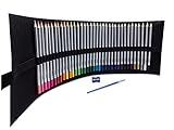 OOKU Artist Pro Watercolor Pencils Set 36 Colors / 39 Pc Full Kit | Wet Water Color Pencils Set/Dry Coloring Pencils Set for Adults, Kids | w/BONUS Wool Pencil Wrap, Watercolor Brush, Sharpener