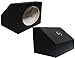 Absolute USA 6X9PKB 6 X 9 Inches Angled/Wedge Box Speakers, Set of Two (Black) primary