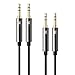 Aux Cable, Aux Cable Auxiliary Audio Cable for Car/Home Stereo, Headphones, iPhone/iPod/iPad/Echo Dot/Sony/Beats and More, Copper Shell, Hi-Fi Sound, Black