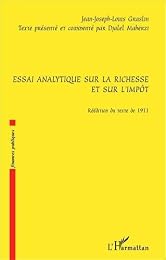 Essai analytique sur la richesse et sur l'impôt