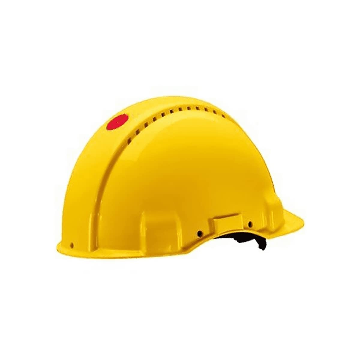 3M Hard Hat, Uvicator, Ratchet, Dielectric 440v, Yellow, G3001NUV-GU