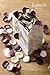 Ling's Moment 200pcs Rose Petals, Silk Flower Petals for Wedding/Aisle/Flower Girl Baskets/Table Centerpiece Décor,etc.Purple Plum White