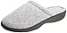 Isotoner Women's Terry Clog (Large - 8.5-9, Heather Gray)