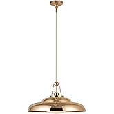 Alora Lighting PD344020PBGO Palmetto - 1 Light Pendant-11.75 Inches Tall and 20 Inches Wide, Finish Color: Polished Brass