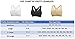 Pretty Seamless 3-Pack Butterfly Lace Racerback Women's Seamless & Wirefree Comfort Bra with Removable Pads