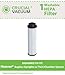 Crucial Vacuum Filter Replacement Parts Compatible With Hoover Part # 471062, 40140201, 43611042, 42611049, F923 - Fits Hoover Windtunnel Bagless HEPA Style Filter - Perfect Filters - Bulk (1 Pack)