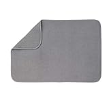 XXL Dish Mat 24" x 18" (LARGEST MAT) Microfiber Dish Drying Mat, Super absorbent by Bellemain