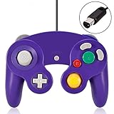 VOYEE Wired Controller/Gamepad for Nintendo Gamecube & Wii Console (Purple)