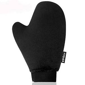 Yvoier-Self-Tanning-Mitt-Applicator-Double-Sided-Fake-Tan-Mitt-Applicator-Microfibre-Tanning-Lotion-Applicator-Self-Tanning-Gloves-Sunless-Self-Tan-Mitt-Streak-Free-Tan-for-Self-Tanners-Spray-Mousse Yvoier Self Tanning Mitt Applicator - Double Sided Fake Tan Mitt Applicator Microfibre Tanning Lotion Applicator Self…