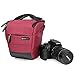 Camera Case - Evecase Digital SLR/DSLR Professional Camera Shoulder Bag for Compact System, Hybrid, SLR/DSLR and High Zoom Camera - Red