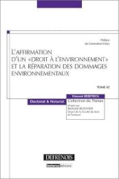 L' affirmation d'un droit à l'environnement et la réparation des dommages environnementaux