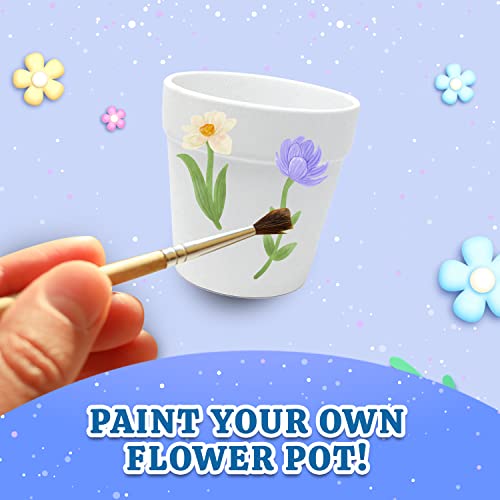 Pinwheel Crafts Flower Pot Kit Kids Craft Art Kits for Kids 46 Set