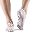 toesox Women’s Elle Full Toe Non-Slip Pilates Grip Socks – Barre, Yoga & Ballet Toe Socks with Grips
