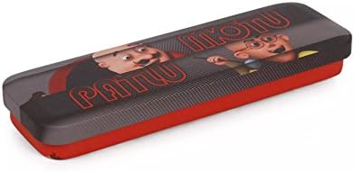 HMI Nickelodeon Motu Patlu Metal Pencil Box with Multi-level Storage (Multicolor)