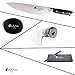 RICHAXE Chef Knife 8 inch - Full Tang, Forged Steel & High Carbon Chef Knife with 58+ Rockwell Hardness - Razor-Sharp Edge, G10 Handle for Complete Control, Stant & Rust Resistant Cooking Knife