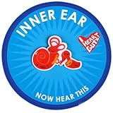 Inner Ear Lapel Pin Now Hear This I Heart Guts
