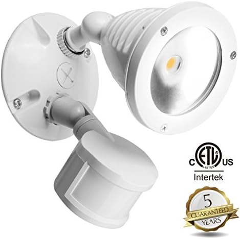 TOPELE Security Light, 1000LM Landscape Lighting Motion Detector, 4000K Bright White, Waterproof IP65,180° Detection, CREE LED Source for Home Garden