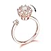 Bling Toman Women's Band Ring Spin Ring Adjustable Anxiety Ring for Men, Discreet Fidget Ring Relieving Boredom
