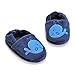 ESTAMICO Toddler Boy's Premium Soft Plush Whale Slippers Cartoon Warm Winter House Shoes, US 5-6 M