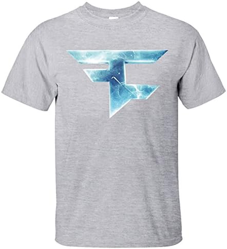 XANAB Faze Clan Cool Logo MLG Call Of Duty Team Custom Men T Shirt grey L