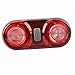 Onedayshop Super Bright Waterproof 2 LED Mountain Bike Road Bicycle Cyling Rear Laser Tail Light Flashlight Warning Light Safety Light Lamp
