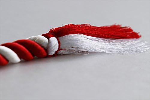 Amazon 国産 紅白 鈴紐 綿芯 8寸 鈴緒 神具 サイズ約 Cm 長さ24 縄径1 神棚 オンライン通販