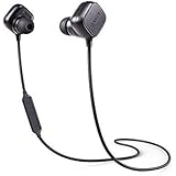 Anker SoundBuds Sport IE20 In-Ear Bluetooth Earbuds, Smart Magnetic Wireless Headphones with aptx, CVC 6.0 Noise Cancellation, 8-Hour Playtime, Bluetooth 4.1 Headset with Mic, iPhone 7 Compatible