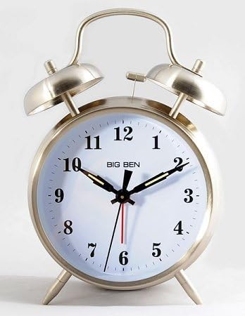 ALARM CLOCK BB TWIN BELL by BIG BEN MfrPartNo 70010A