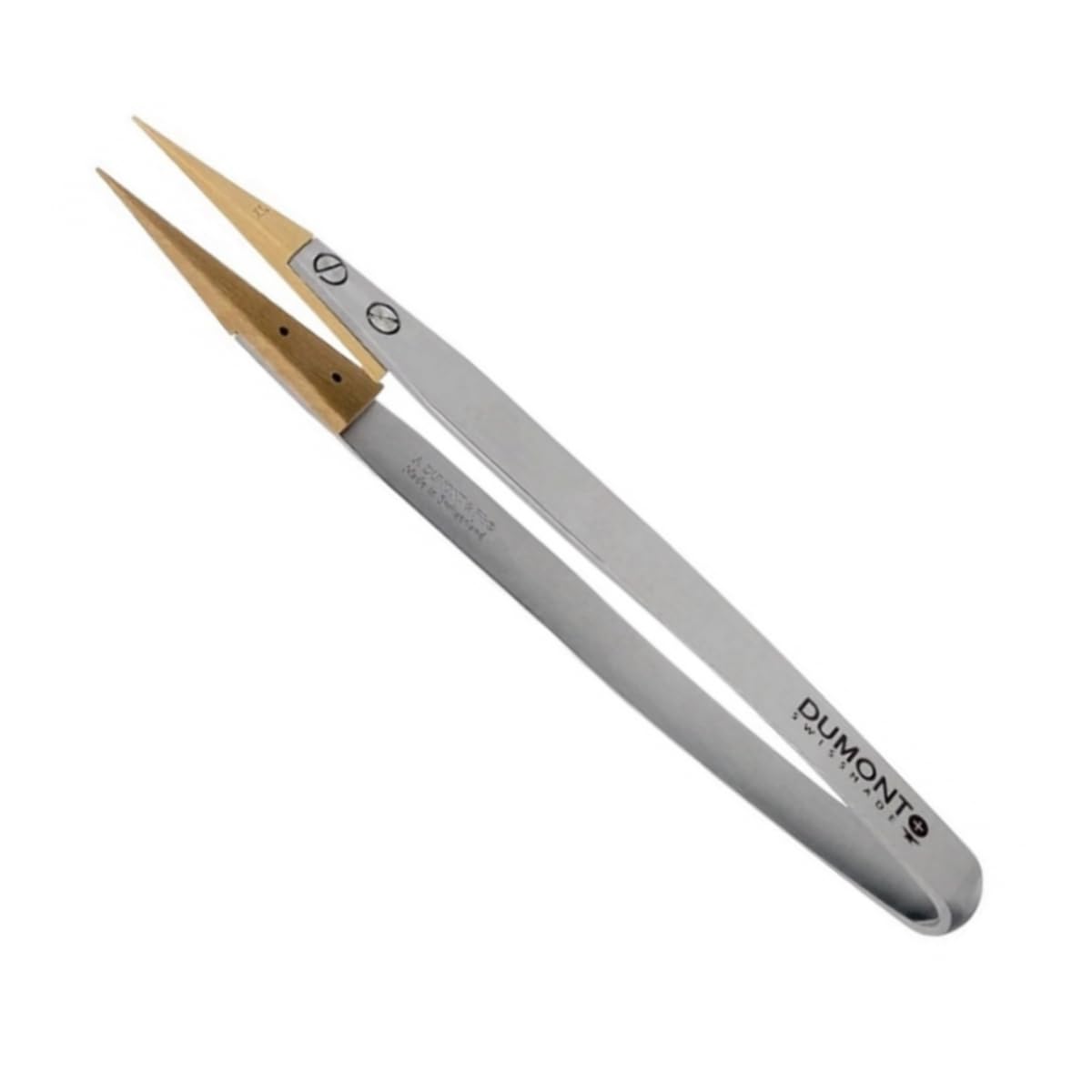 Dumont Dumoxel tweezer 159 with Wooden Tips for Scratch-Sensitive Components 110 mm for Watchmakers