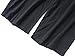 MOCOTONO Women's Plus Size Elastic Waist Wide Leg Linen Cropped Pants Black X-Large