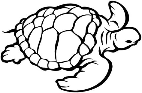 Amazon 秋の水と風 17 3cm 11 2cm亀の車のステッカーオリジナリティの装飾車の機体ビニールデカール黒 銀 Color Name Black ステッカー デカール 車 バイク