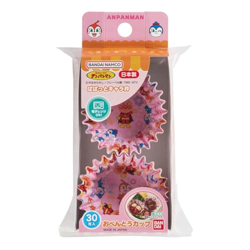 バンダイ それいけ！ アンパンマン おべんとうカップ ピンク 30枚入 電子レンジOK 日本製