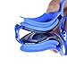 iLooper Swim Goggles, Swimming Goggles Professional Anti Fog UV Protection with Protective Case, Ear Plugs, Anti-Shatter No Leaking Swim Goggles for Adult Men Women Youth Kids Child, Blue