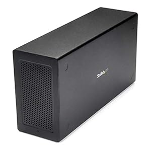 StarTech.com Thunderbolt 3 PCIe-uitbreidingschassis met DisplayPort – PCIe x16 – Externe PCIe-sleuf voor Thunderbolt 3…