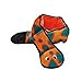 Outward Hound Durablez X-Large Snake Stuffing-Free Squeaky Plush Dog Toy for Puppies & Dogs - Interactive, Soft Yet Tough, No Mess, Jumbo Squeaker, Long-Lasting Play, 40 inch, Orange