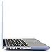 iDOO Soft Touch Plastic Hard Matte Case ONLY for MacBook Pro 13 inch with Retina Display No CD Drive (A1425 / A1502) - Serenity Blue