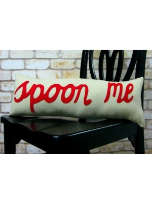 Spoon Me Pillow Red Amazon Co Uk Kitchen Home