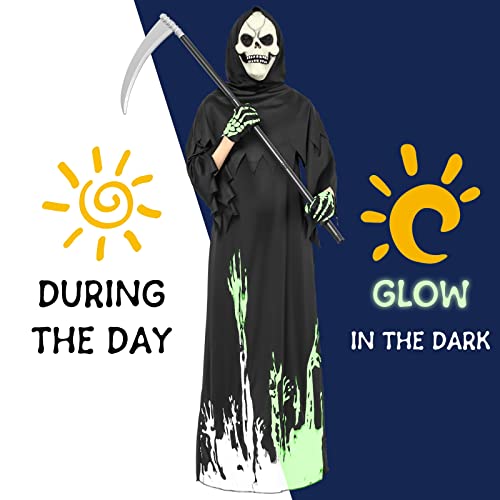 ThinkMax Vampirkostüm-Set Für Mädchen – Vampirkönigin-Kleid Mit Halskette Für Halloween & Mottopartys