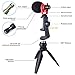 Smartphone Camera Video Microphone with Mini Tripod, Videomicro and Shotgun Microphone for iPhone 6, 6S, 7, 8, 11 X, XR, XS Max Samsung Google-Perfect Vlog, YouTube, Asmr Mic -Perfect Video Kit