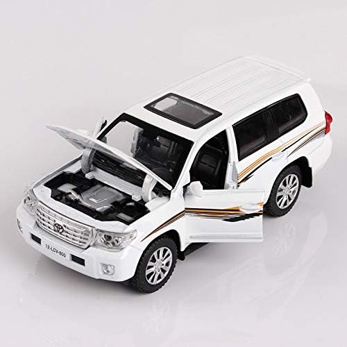 GUANGYING Land Cruiser Alloy Car Model Off-Road Suv Children'S Toy Car 1:32 Simulation Car Model