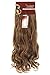 FIRSTLIKE Grade 7A 160g 23-24 Inch Real Thick Double Weft Full Head Clip In Hair Extensions, Ash Blonde Mix Ginger Brown, 24