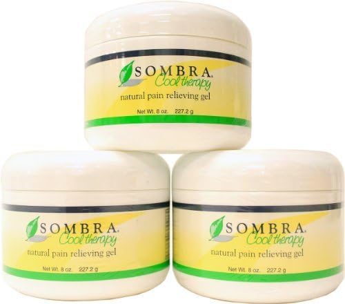 Sombra Cool Therapy Natural Pain Relieving Gel 8 oz (Pack of 3) by Sombra