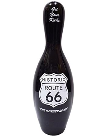 Amazon ボーリングピン 貯金箱 ルート66 Bowling Pin Bank